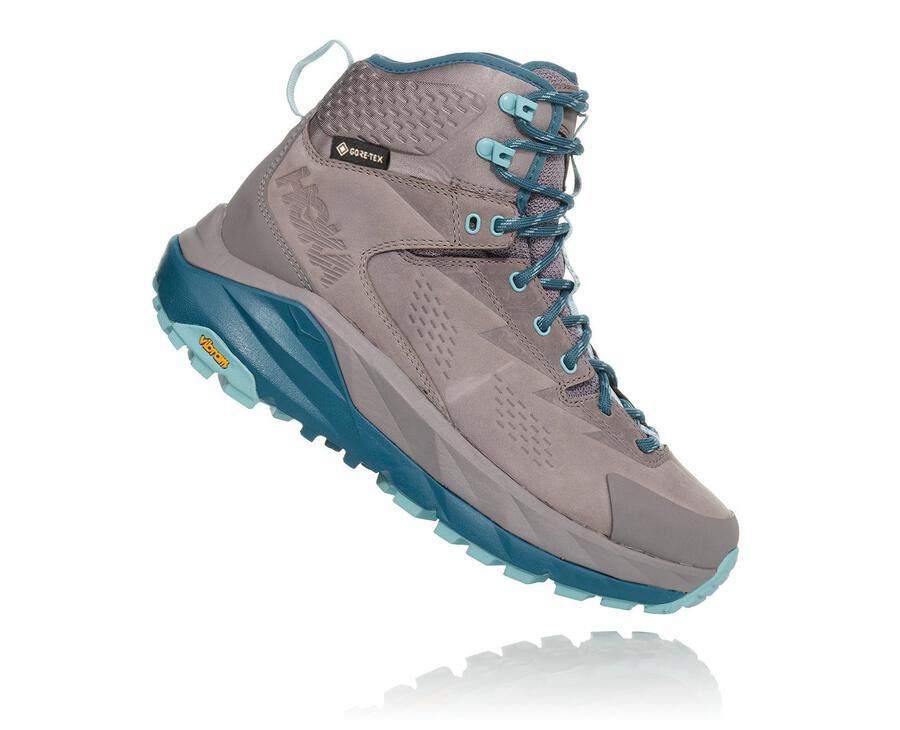 Hoka One One Yürüyüş Botları Kadın Gri - Kaha Gore-Tex - GV3567209